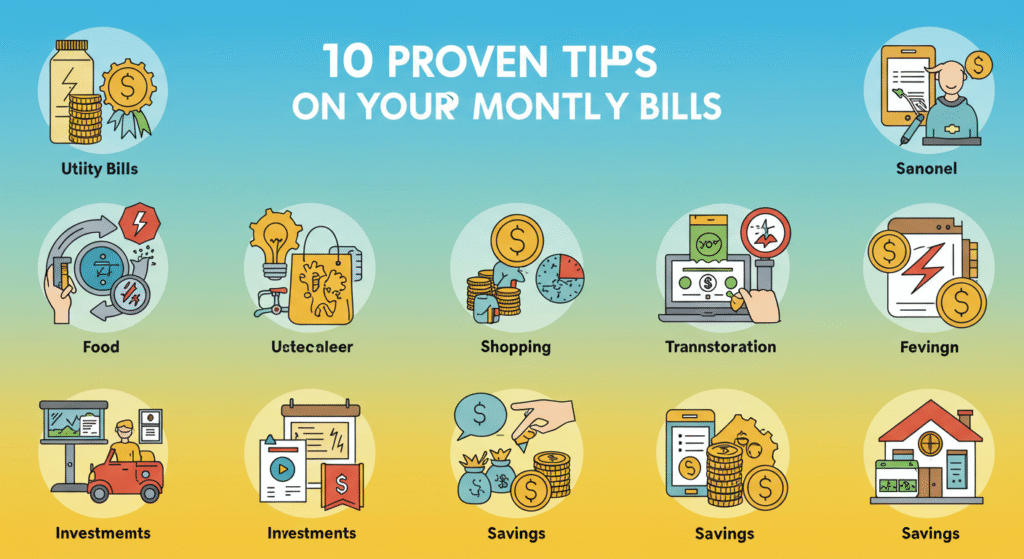10 Proven Tips to Save Money on Your Monthly Bills